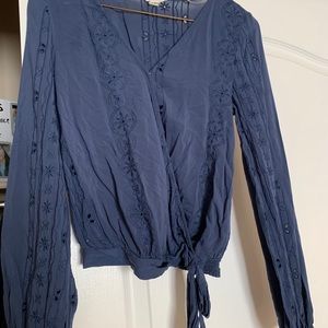dark blue blouse worn once